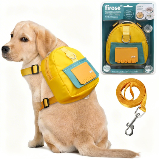firose® Canine Co-Pilot Backpack – Your Fur Baby’s Ultra-Cozy, Windowed Adventure Ride for City Strolls & Trail Treks!
